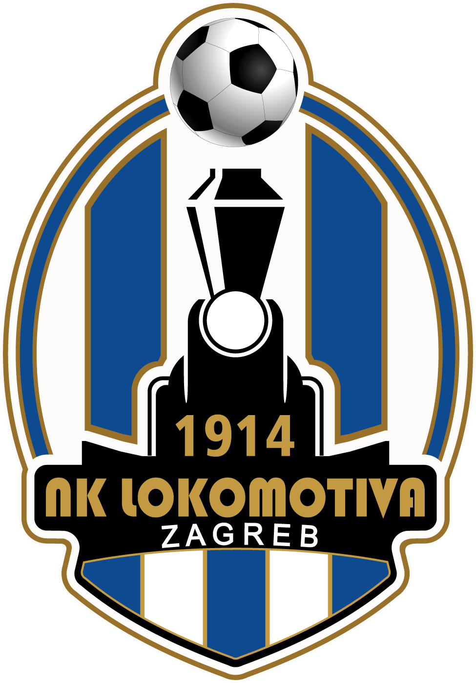 Club badge for NK Lokomotiva Zagreb